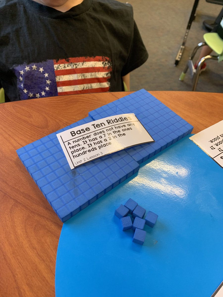 We’ve had so much fun working on place value! On Friday we played a game with base ten riddles! #McClureMarshal #mymisd <a href="/McClure_2nd/">McClure2nd</a>