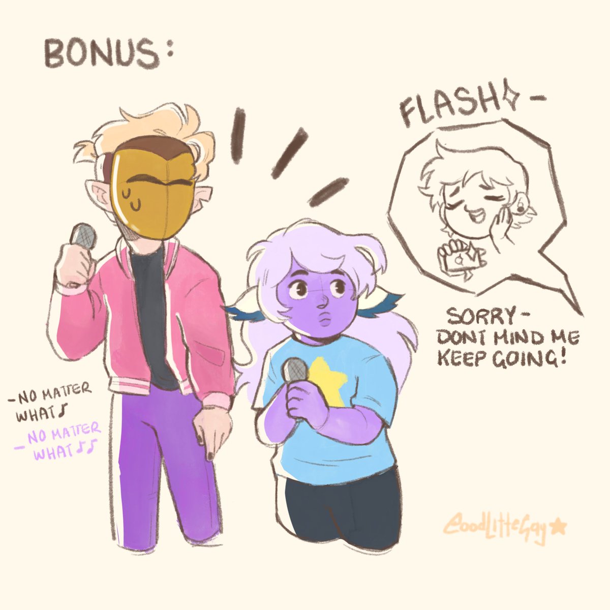 kallmedumb's tweet image. Vee and Hunter’s sleepover cuz the are THE BEST SIBLINGS sand the would definitely watch SU together🤝
#TheOwlHouse #StevenUniverse #LuzNoceda