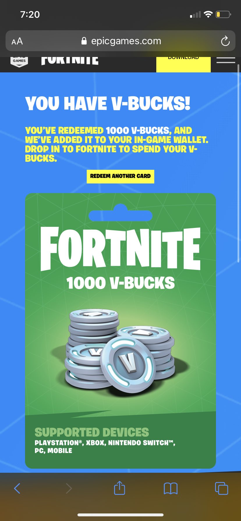 Blueboy Thank You Heyitsmeflix For The 1000 Vbucks Card Flixfam T Co Xdzak6akvi Twitter