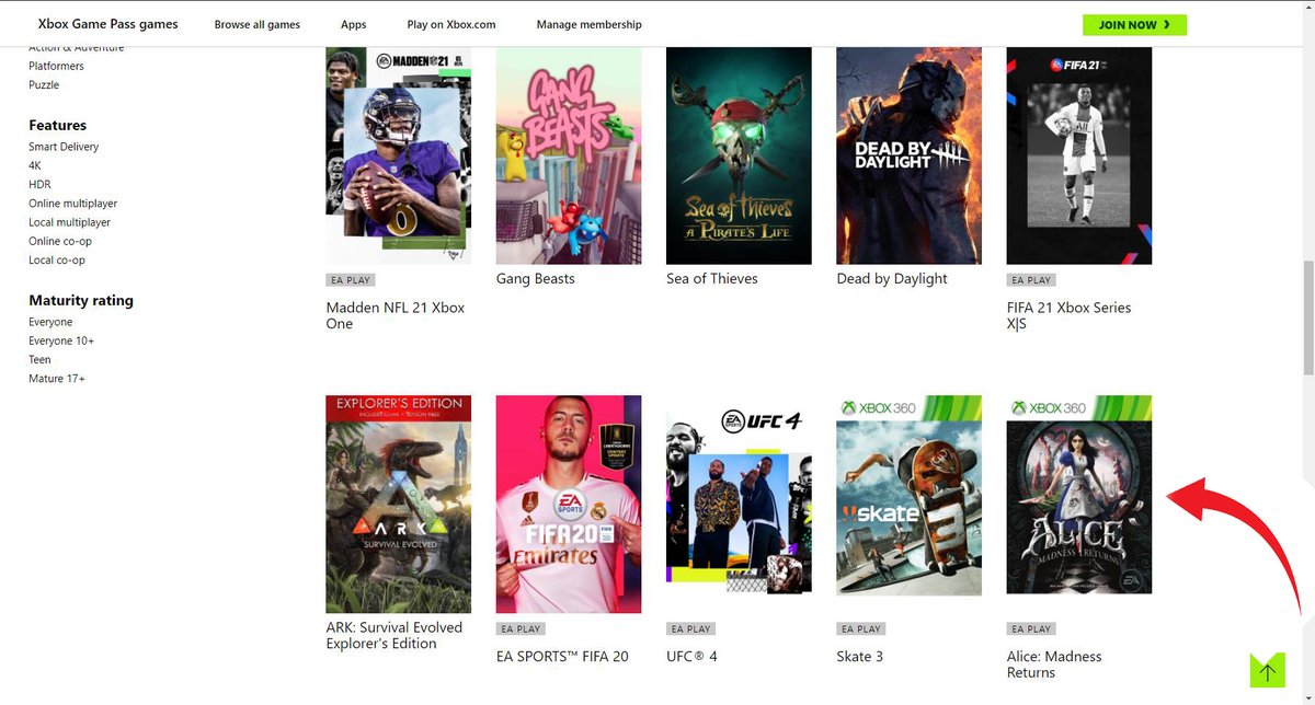 americanmcgee's tweet photo. More than 10 years after its release, "Alice: Madness Returns" is back in the Top 10 over on Game Pass.

You think EA will notice if everyone jumps in and pushes it into the #1 slot?

#xbox #gamepass #alicemadnessreturns https://t.co/bzit5iBhdY