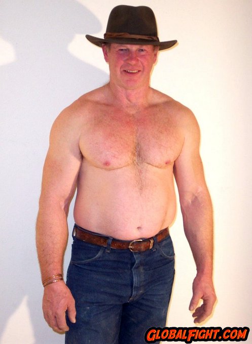 1 pic. Cowboy Silverdaddy from https://t.co/uDvNgxouOP profiles #cowboy #silverdaddy #muscleman #muscledaddy