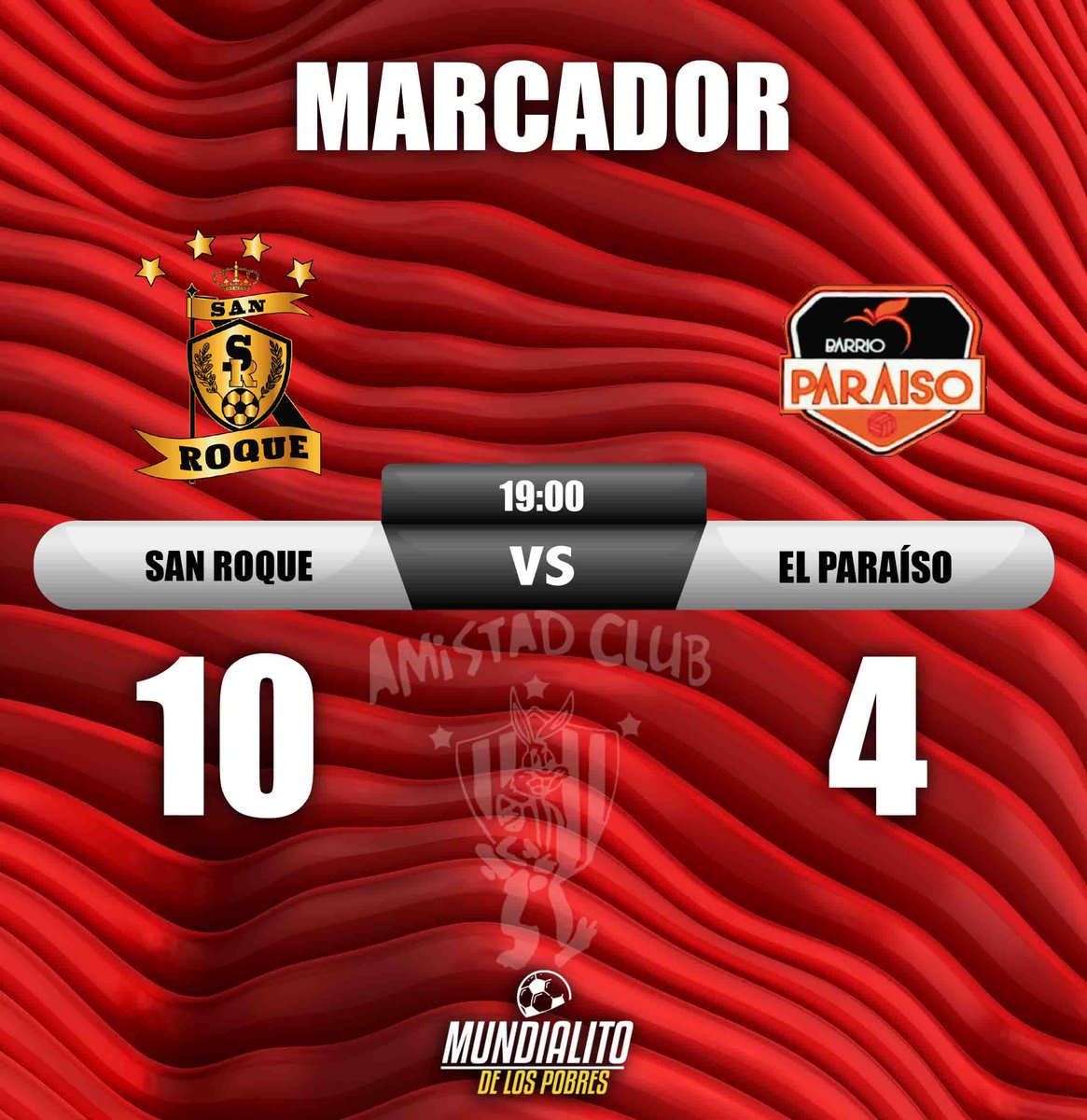 NuevoTiempoCue's tweet photo. #DeportesNT l #GrupoG tiene a sus clasificados a octavos de final del #MundialitodelosPobres2021. #SanRoque goleada a #ElParaiso
#CarlosTosi ya había asegurado su cupo.
'Auriverdes' y 'Perros' buscarán la cima; Paraíso y #Chilcapamba, por salvar el cupo
#Fecha10
@AmistadClub https://t.co/0oPitDQxqG