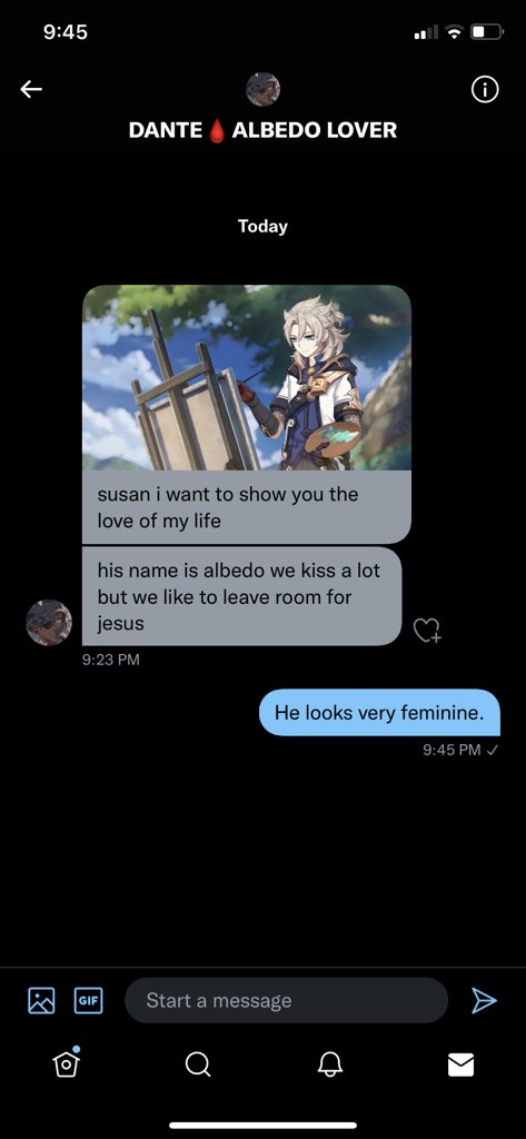 SusanGr83906496's tweet image. A #DirectMessage from @resasmodeus.