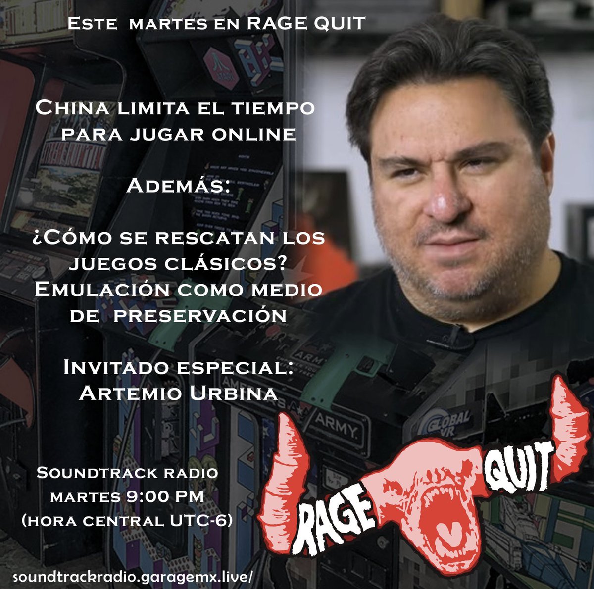benjaflema's tweet photo. Este martes a las 9:00 pm por #Soundtrackradio contaremos con la presencia de @Artemio, no se lo pierdan!!
https://t.co/23skltd0WG https://t.co/DH5FsDShjj
