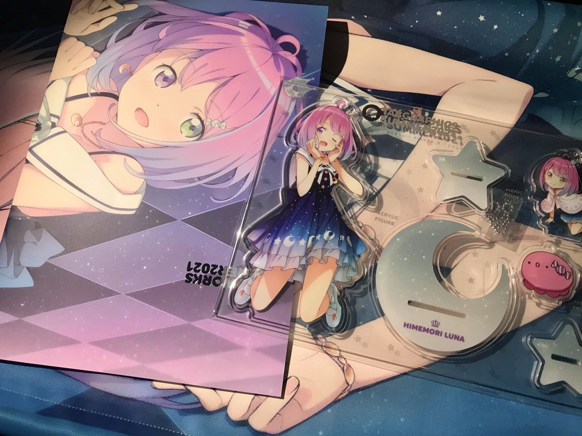 かんざきひろパッパのルーナ姫グッズ届いた! アクスタデカくて満足度が高い 