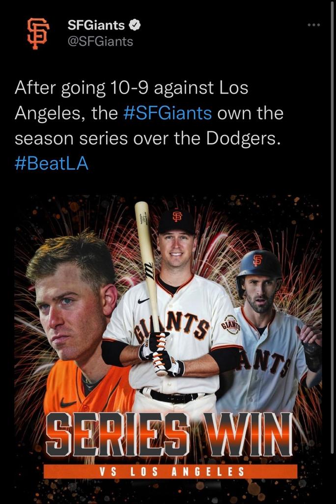 Escobar_USMC_79's tweet photo. No asterisk need apply......#HuntForOrangeOctober #ResilientSF #BeatLA #WeRunTheWest @SFGiants https://t.co/TIzEFacDXw