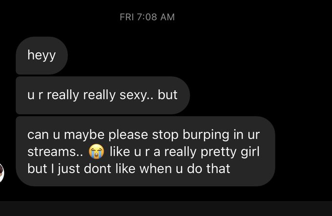 🤣 I don't intentionally burp. Like how to you hold a burp in? https://t.co/fr4KlqYsEo<a href="/tag/twitch"class="tags"><span>#twitch</span></a>