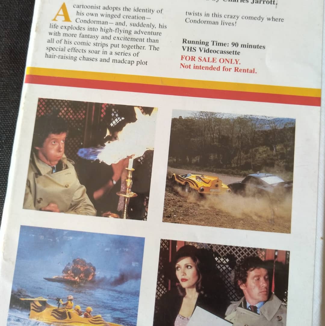 hyperfx's tweet image. Sadly, this movie hasn&apos;t turned up on Disney+. Or blu-ray. Or DVD. That&apos;s okay, though, I&apos;m covered. #condorman #condormanlives #BringBackCondorman #disneymovies