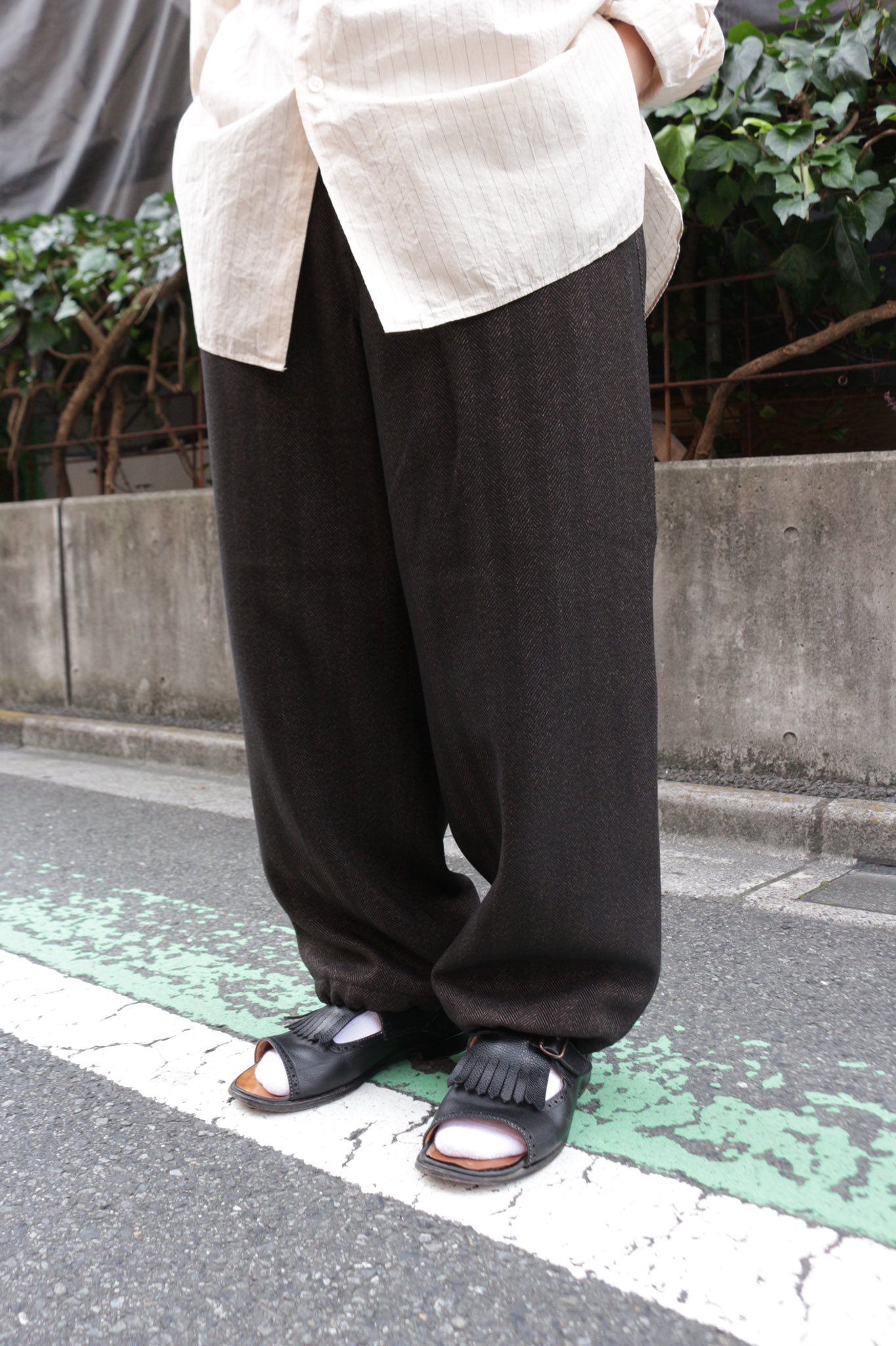 DAIWA PIER39 TECH TWEED EASY TROUSERS - スラックス