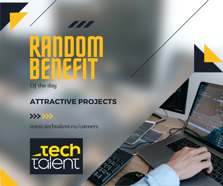TechTalent_ro's tweet image. Everything is better when you enjoy yourself at work, coffee tastes better, people smile more often, energy levels rise and so on. Have you noticed that?!

If by any chance you aren’t given a project that suits your need at work let us know, we&apos;ll make sure you get it.

#Benefits