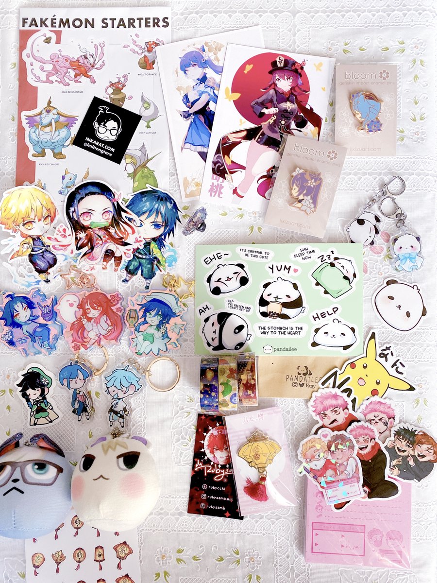sacanime haul 💖 thanks for trading with me!! 😊💕I'll try my best to tag everyone 