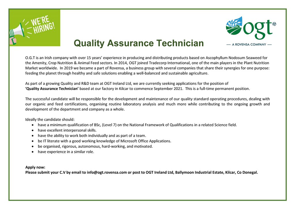 We are excited to announce that we are hiring - apply today