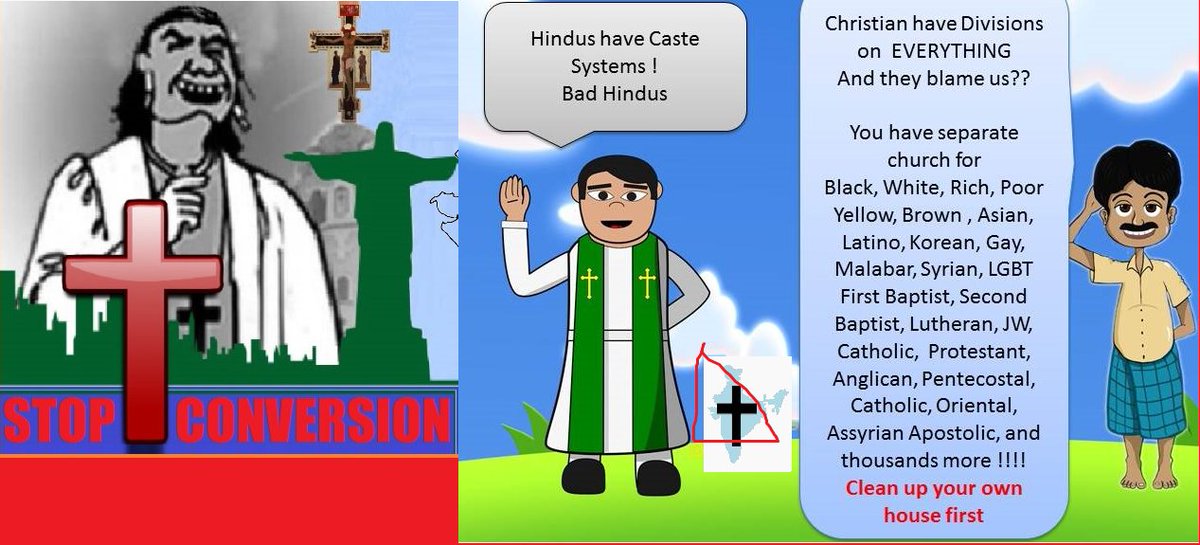 Christian Missionaries are the biggest threat to the nation. They just want to ruin Indian Culture and want to incorporate Rome culture. 
 #धर्मान्तरण_का_धंधा