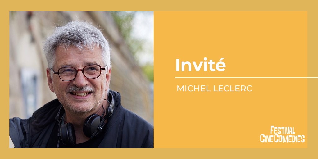 #FCC2021 Cette année notre résidence d'écriture #CineComedieLab à @PorteduHainaut et <a href="/WallersArenberg/">Wallers Arenberg</a> possède comme parrain d'honneur le scénariste Michel Leclerc ! Au programme également, deux projections :
📌Le Nom des gens - 28 septembre
📌La Lutte des classes - 30 septembre