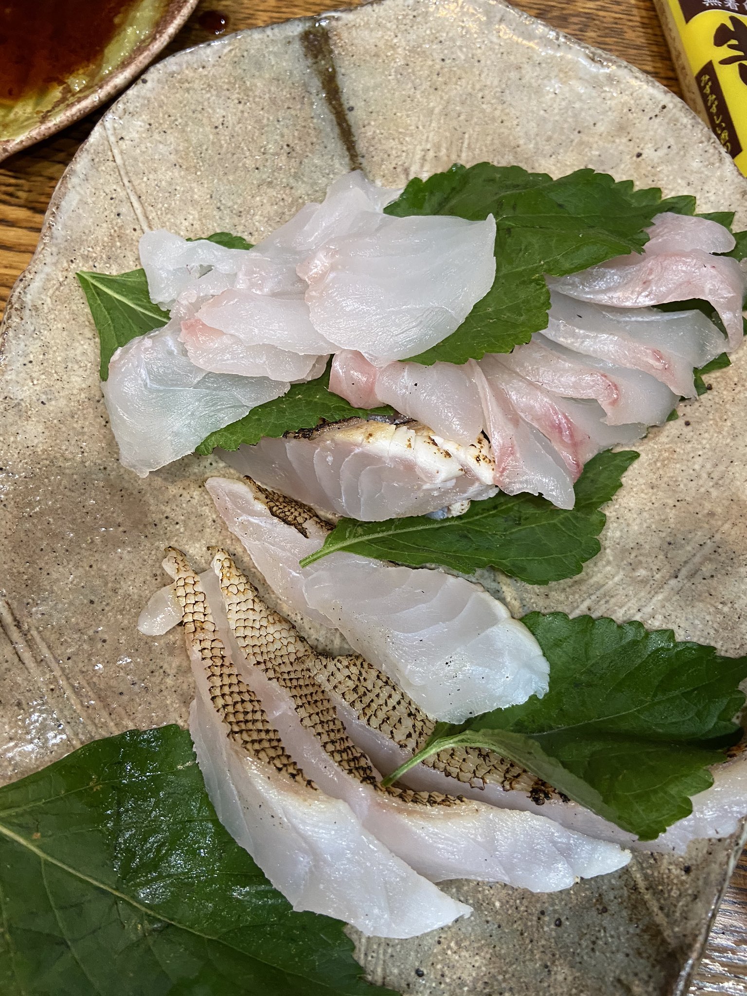 Cinve 本日の刺身 アコウ って魚らしい釣りたてほやほや T Co Ja9aojxygo Twitter