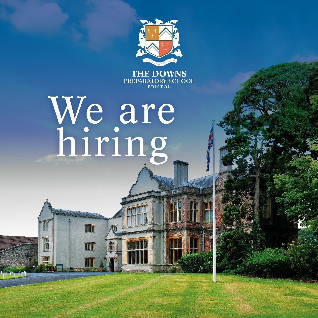 We have a great opportunity to join our talented team at The Downs Preparatory School. 
We are looking for a 1:1 Learning Support Assistant, a part-time role (10 hours pw, with flexibility for additional hours if preferred). 
Full details on the website.
#BristolJobs #schooljobs