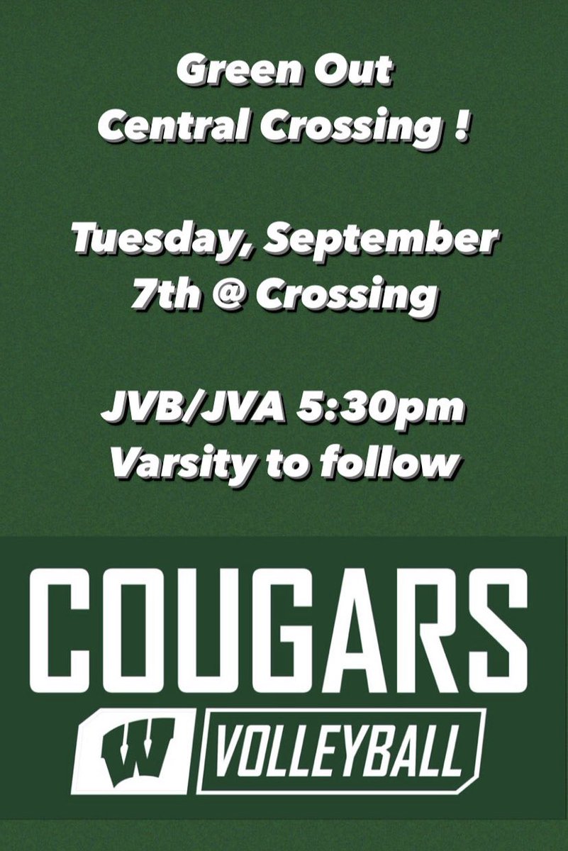 Match day! Wear your Westland Green best as we travel to Central Crossing! #LCV