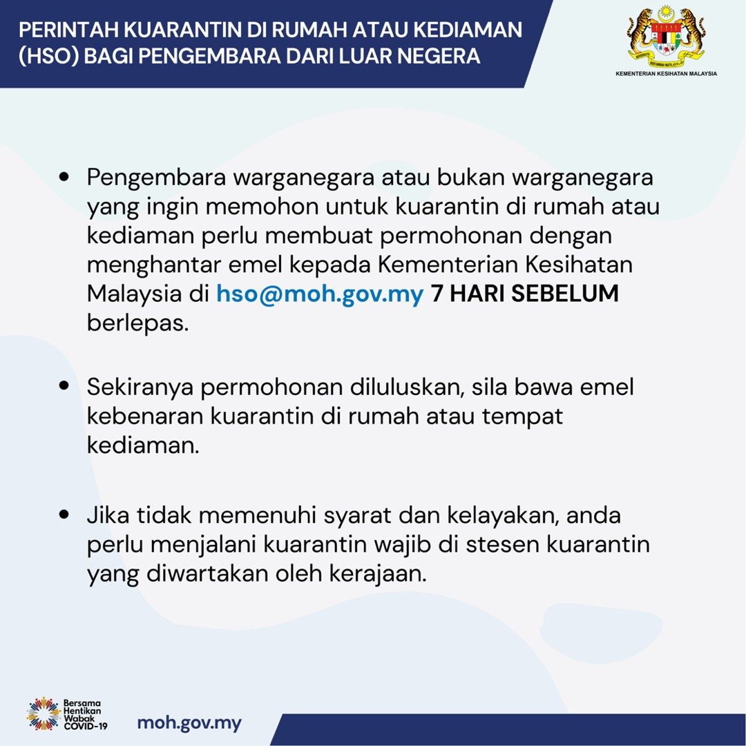 Prosedur kuarantin di rumah