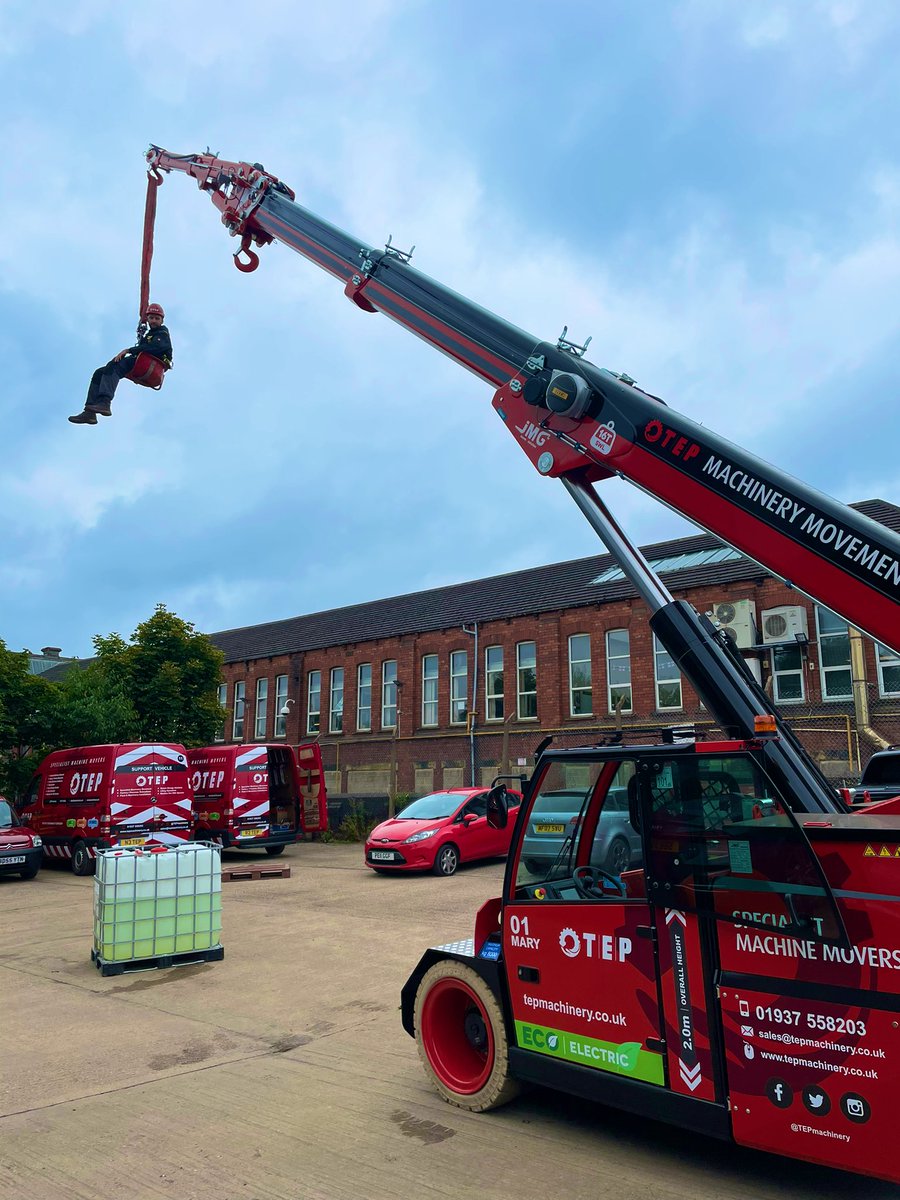 Testing, training and lifting Bailey to new heights on the new <a href="/jmgcranes/">Jmg Cranes</a> MC160 last week.