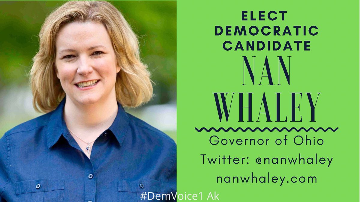 Today’s candidate149 (Ver. 3): Nan Whaley runs for the office of Governor(OH). Vet her <a href="/nanwhaley/">Nan Whaley</a>
 / nanwhaley.com / Voter Info Vote.org /<a href="/DemVoice1Design/">DemVoice1 Candidate Graphics</a>
 / #DemVoice1/#ONEV1 /#BlueDot
