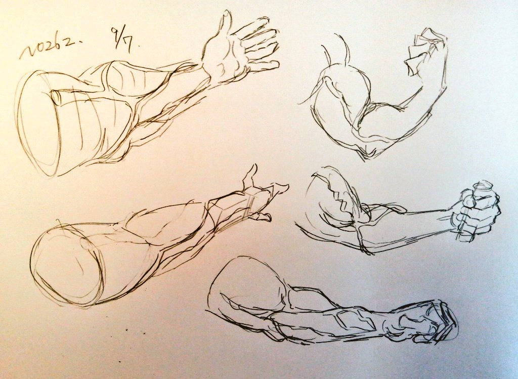 #1日1模写 262/365 