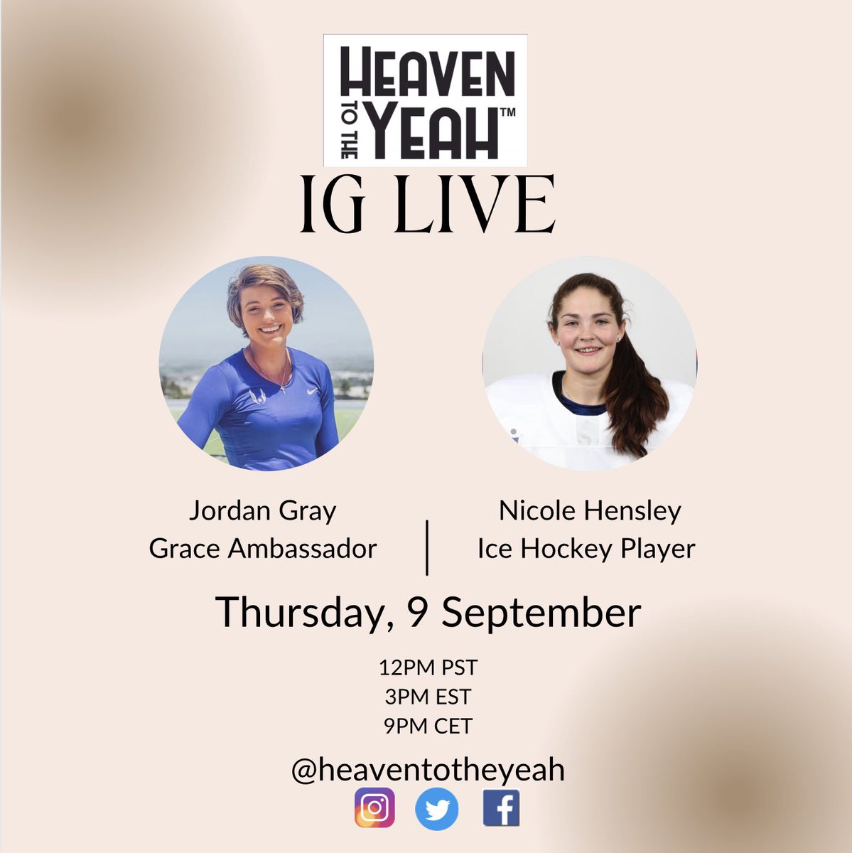 heaventotheyeah's tweet image. We are thrilled to announce our 2nd winter Olympian &amp;amp; Olympic Gold Medalist as a guest on our IG live this week. Tune in to hear how @NicHens29 lives with #heaveninview
 cutt.ly/zWIQrHF
•
•
•
#htty #usahockey #teamusa #hockey #showtheworld #uswnt #heaventotheyeah