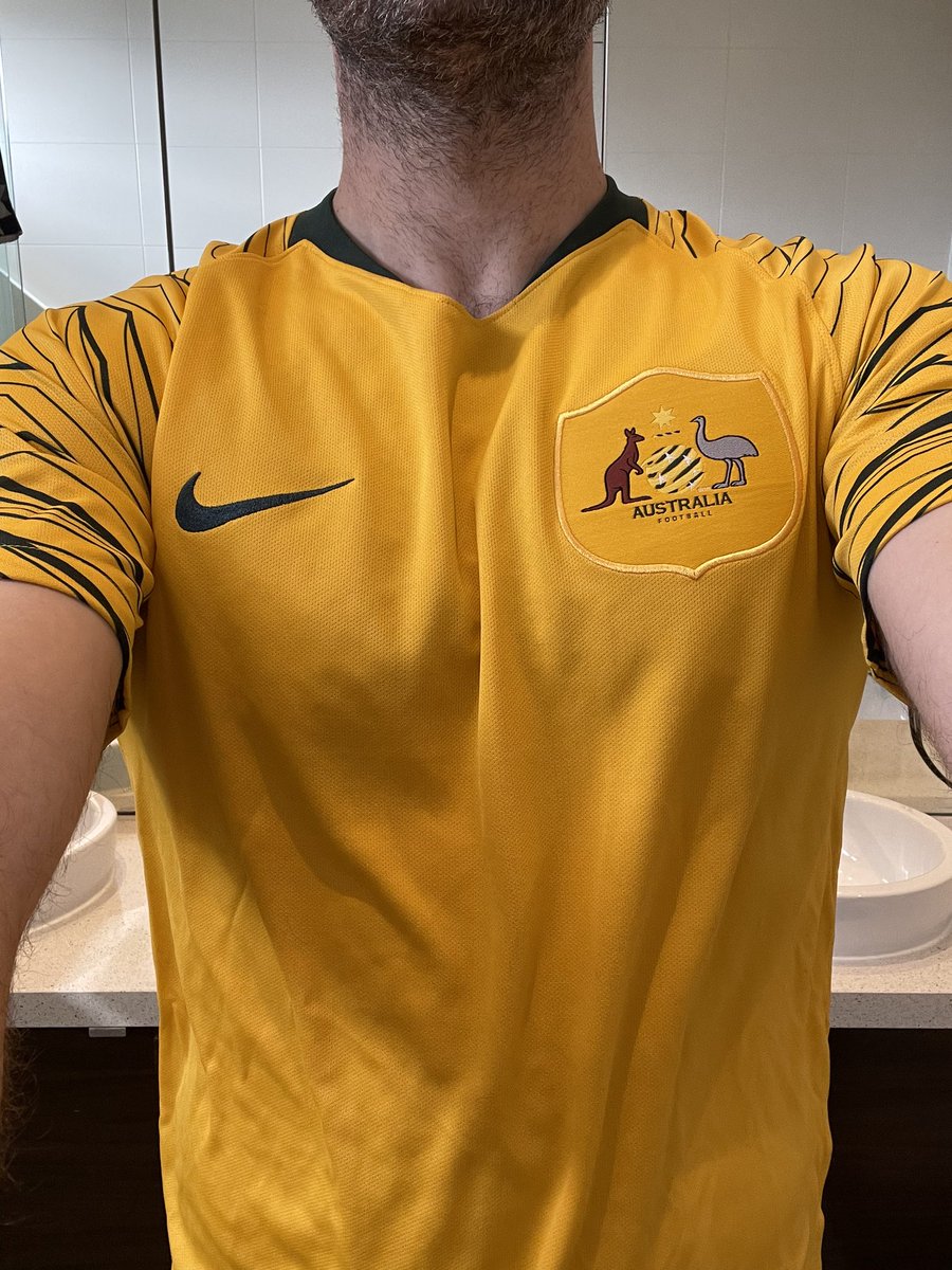 WFHomeKit's tweet photo. This week’s #WFH Kit theme will be an international team playing WCQ that day. 

My #Socceroos have made a great start to the last group stage in Asia &amp; face Vietnam 🇻🇳 tonight ⚽️ 🦘🦘 

I’ll look to cover off a country from Africa, Europe &amp; South America throughout the week 🌍 https://t.co/TYGudrEdei