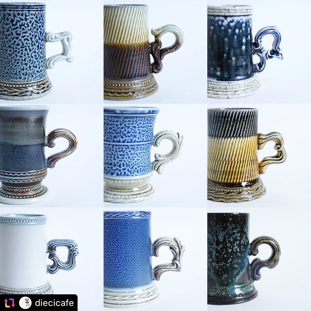 伊藤丈浩 ソーダ釉マグ2点セット スリップウェア 新品