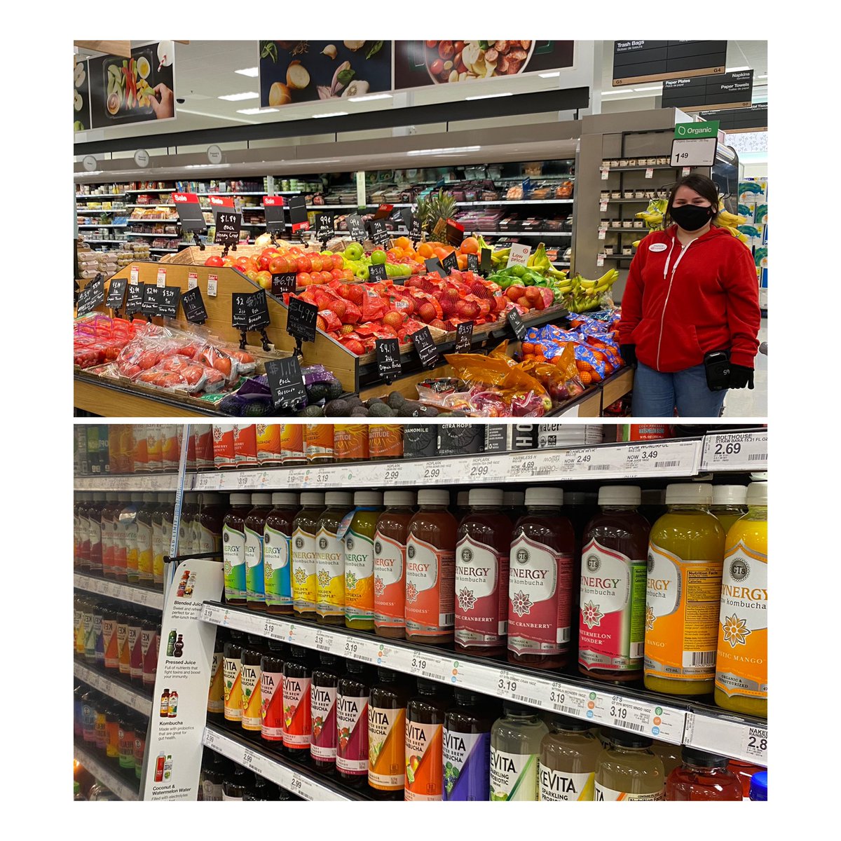 It was a busy day today at Willowbrook, and TM Stephanie kept open market fresh and full!!
