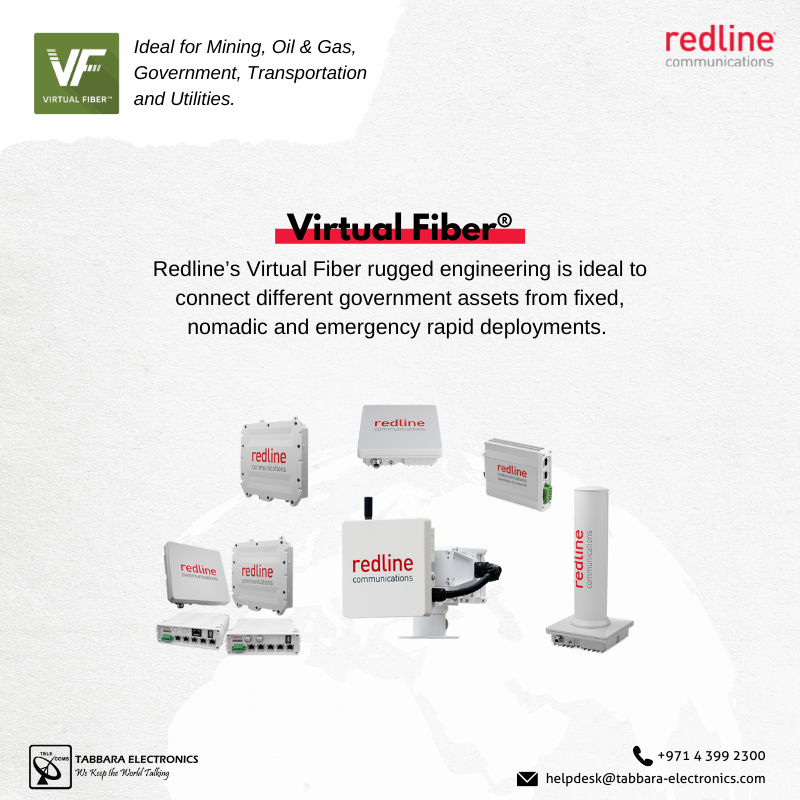 tabbarallc's tweet photo. Make quick work of moving critical data at critical times through #Redline's Virtual Fiber.
#TabbaraElectronics #virtualfiber #government #oilandgas #smartcity #industrial #abudhabi #dubai #middleeast #uae #africa #adnoc #digitaltransformation
#ملتزمون_ياوطن
#نتصدر_المشهد https://t.co/l1ArbVhRjQ