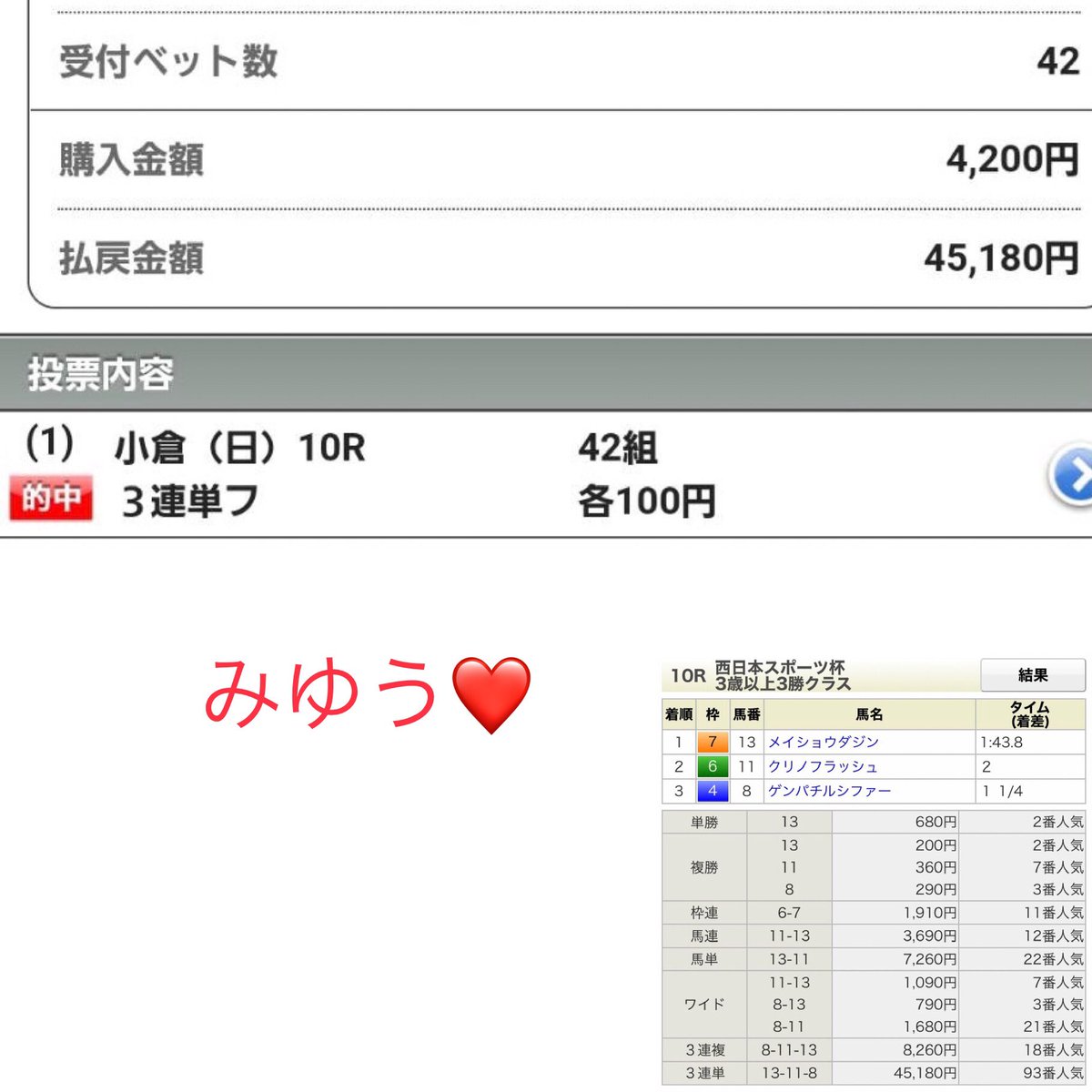 みゆう🧡❤️独身生活謳歌中💚💜 tweet media