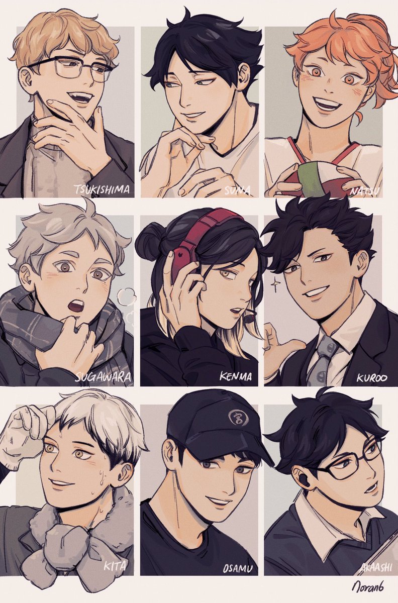 #SixFanarts challenge that just turned into Which Haikyuu Chara Have I Not Drawn Yet 