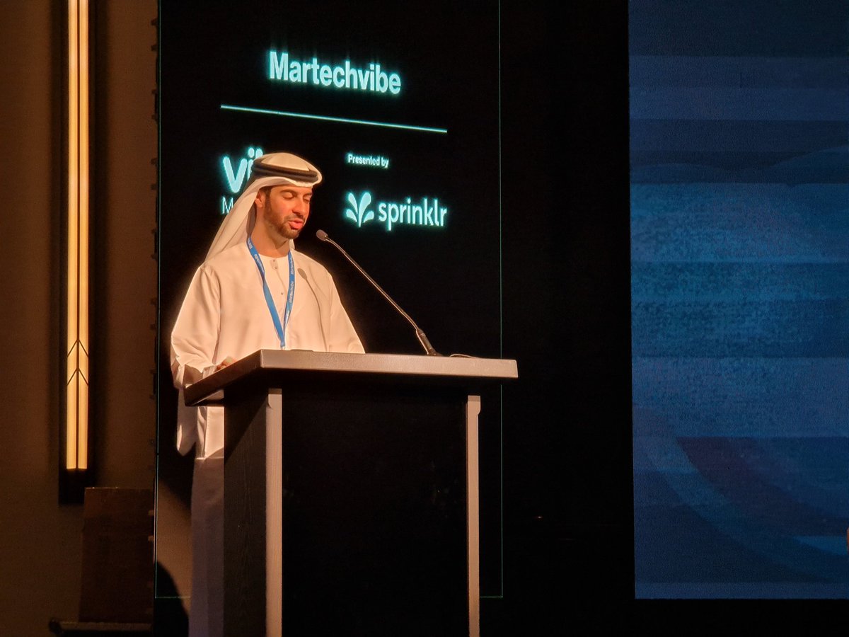 "Shift to buying process from selling to be customer obsessed, using psychology and intelligence." Yousuf Dashqooni from wasl discusses what is (and is not) the way forward for #martech #vmf #Dubai