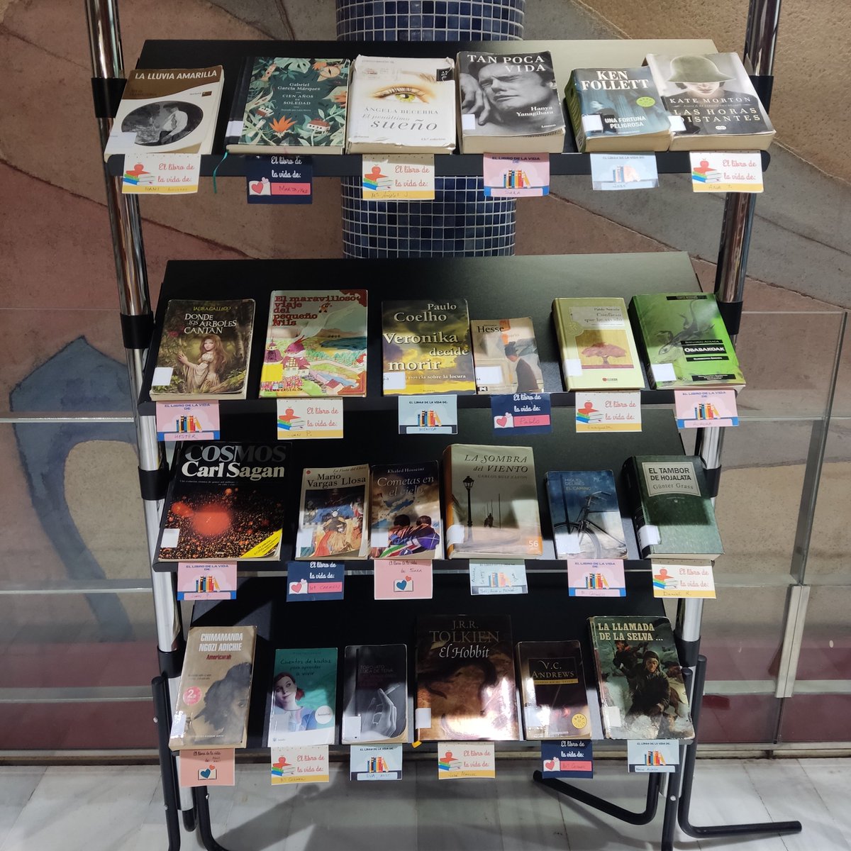 bpe_albacete's tweet photo. Ya podéis visitar en el rellano de la primera planta la exposición "EL LIBRO DE NUESTRA VIDA". Muchas gracias a todos los que han participado en su elaboración : #Laura, #MCarmen, #Eva, #Juan, #MÁngeles, #Beatriz, #María, #Eusebio, #Mercedes, #Pablo, …📚❤️❤️
#bibliotecaspublicas https://t.co/Ayad3DAQy7