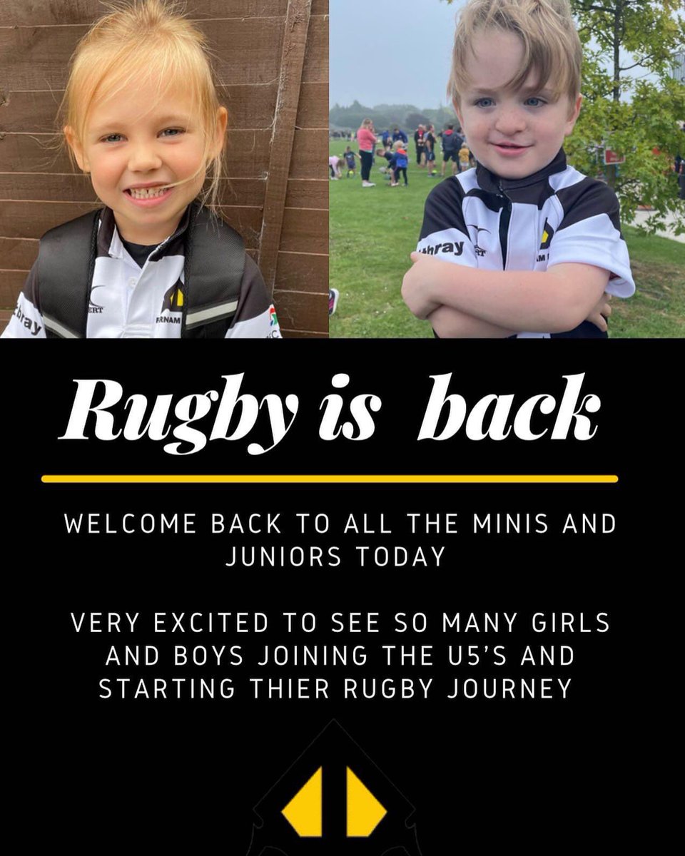 Last weekend we welcomed all our minis and juniors back to the pitches 🤩

We are extremely lucky for our facilities and volunteers to make rugby possible 🎉

#rugbyisback #rugbylife #juniorrugby #minisrugby #boysandgirls #mensandwomens #justtryit #thankyoutoourvolunteers