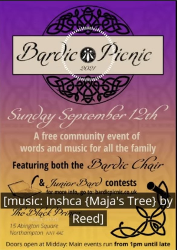 A little Reed resurrection and a event for all budding bards not to miss! Thanks <a href="/NLiveRadio/">NLive Radio - The Station that LOVES Northampton</a> !