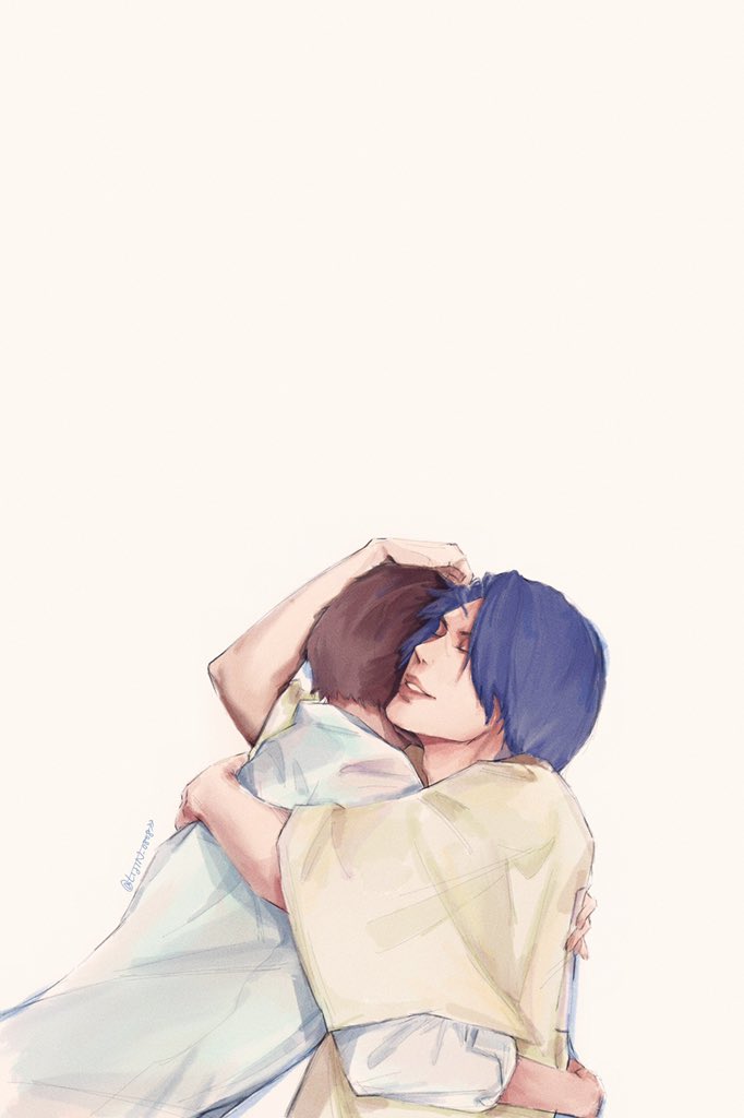 anyueyezi's tweet photo. Hug you wtih my heart.❤Thank you, Li Gin，for such a beautiful painting. @octotul @Maxiiin1 @0808_lijin  #MaxTul  #MaxTulArtwork https://t.co/iZQotm9aBF