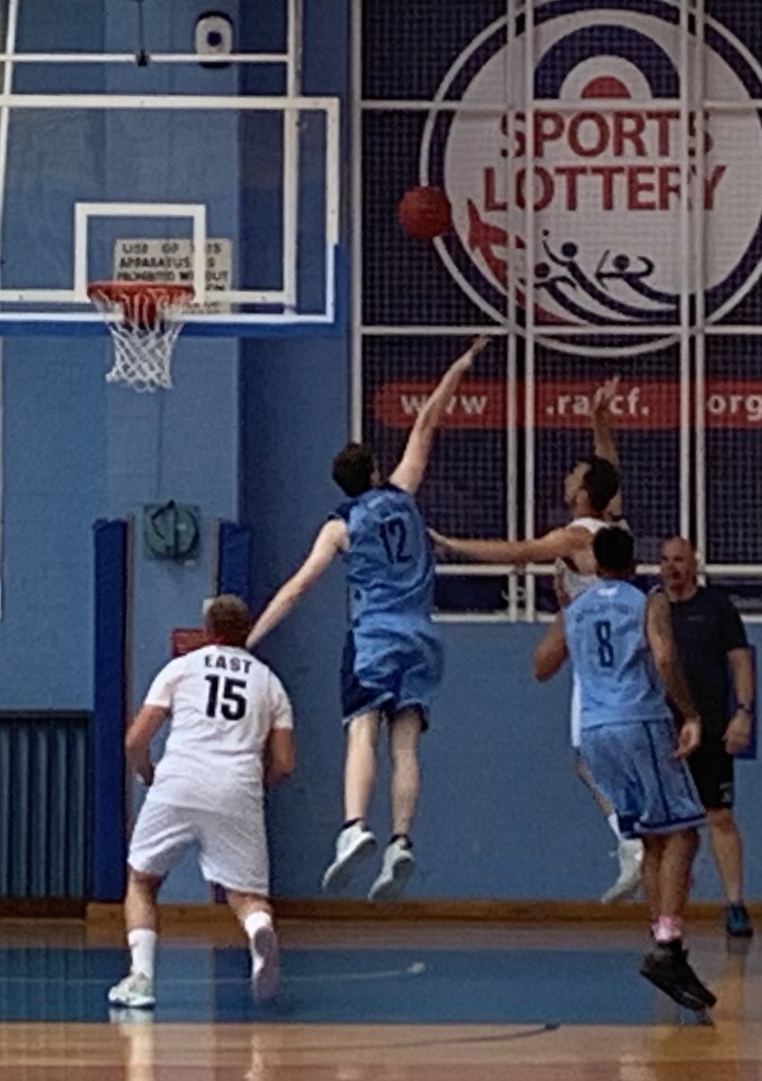 rafbasketball's tweet photo. #RAFBasketball was back playing on our home court @RAF_Cosford last week bringing new and old players back to the game. Thanks to @NuffieldTrust for their support getting our new hoops up. https://t.co/VIPR7pS3tH