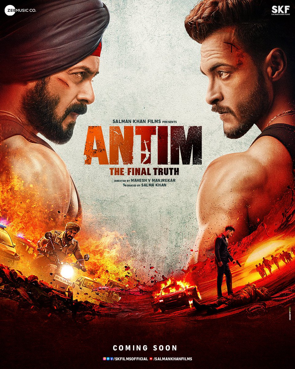 Salman Khan (@beingsalmankhan) on Twitter photo बुराई के अंत की शुरुआत. गणपति बप्पा मोरया #Antim
#AayushSharma <a href="/MahimaMakwana_/">Mahima Makwana</a> <a href="/manjrekarmahesh/">Mahesh Manjrekar</a> <a href="/SKFilmsOfficial/">Salman Khan Films</a> <a href="/ZeeMusicCompany/">Zee Music Company</a> बुराई के अंत की शुरुआत. गणपति बप्पा मोरया #Antim
#AayushSharma <a href="/MahimaMakwana_/">Mahima Makwana</a> <a href="/manjrekarmahesh/">Mahesh Manjrekar</a> <a href="/SKFilmsOfficial/">Salman Khan Films</a> <a href="/ZeeMusicCompany/">Zee Music Company</a>
