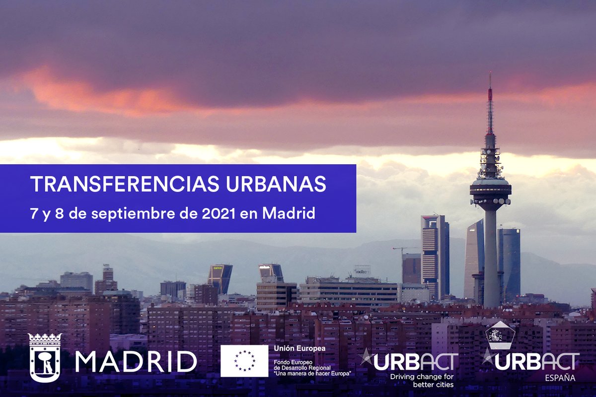 A punto comenzar las Jornadas Transferencias Urbanas organizadas por el Punto nacional <a href="/URBACT_ES/">URBACT + EUI España</a> y <a href="/MADRID/">Ayuntamiento Madrid</a> donde participa nuestra SG <a href="/UCLG_Saiz/">Emilia Saiz</a> para hablar del recuperación de las ciudades en un escenario pospandemia. 

¡Síguelo en directo aquí!📺youtu.be/WM3fyIoT6k0