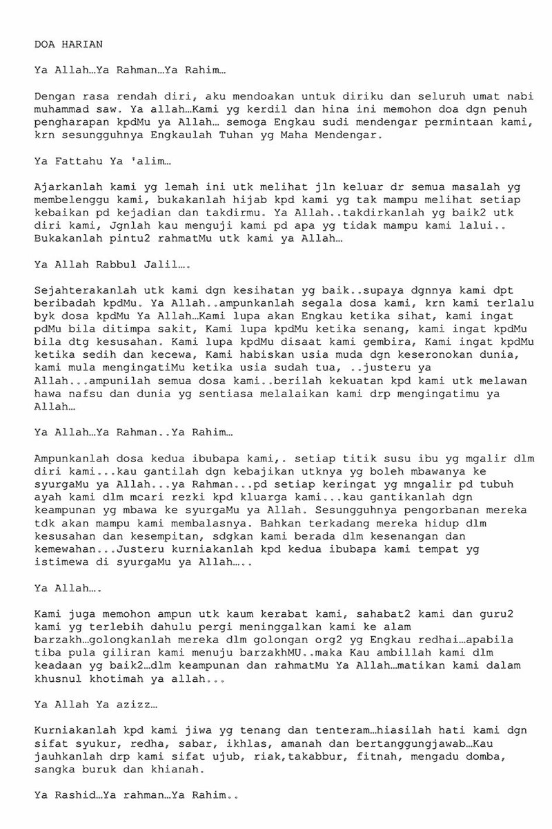 Ain Ismail On Twitter If Anyone Looking For Everyday Duaas In Malay Ver I Found These Duaas In Fb But I Made Few Changes Here There If U Want To Save