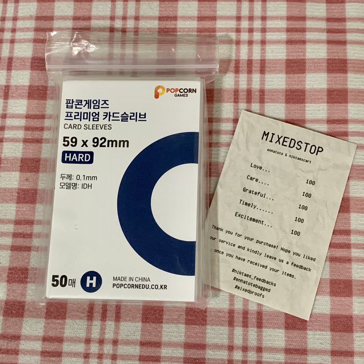 jinyunluv's tweet image. ꒰ mail 💌 ꒱

finally got my popcorn sleeves!! thank you so much @mixedstop for the smooth transaction 🤍

#mixedproofs