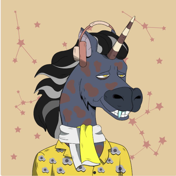 NFT GIVEAWAY🥳
For my first giveaway I though of something special.
I want to give away my most hated NFT to share my hate with you.🤓 face It's the Unicorn #420🍁
If you want to win this piece of shit for whatever reason:

💩FOLLOW ME
👍LIKE
🌀RETWEET

Winner announced in 24h.