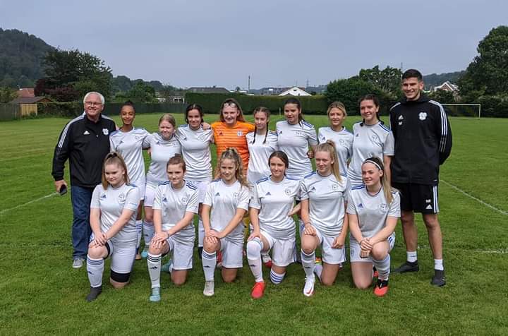 We're so proud of Georgina for signing for <a href="/CardiffCityFCW/">Cardiff City FC Women</a> U16's under one of this year's Elite Academy Programme Coach's <a href="/Noah_Bushby/">Noah Bushby</a>. Congratulations Noah and the girls on your first win of the season! 💙