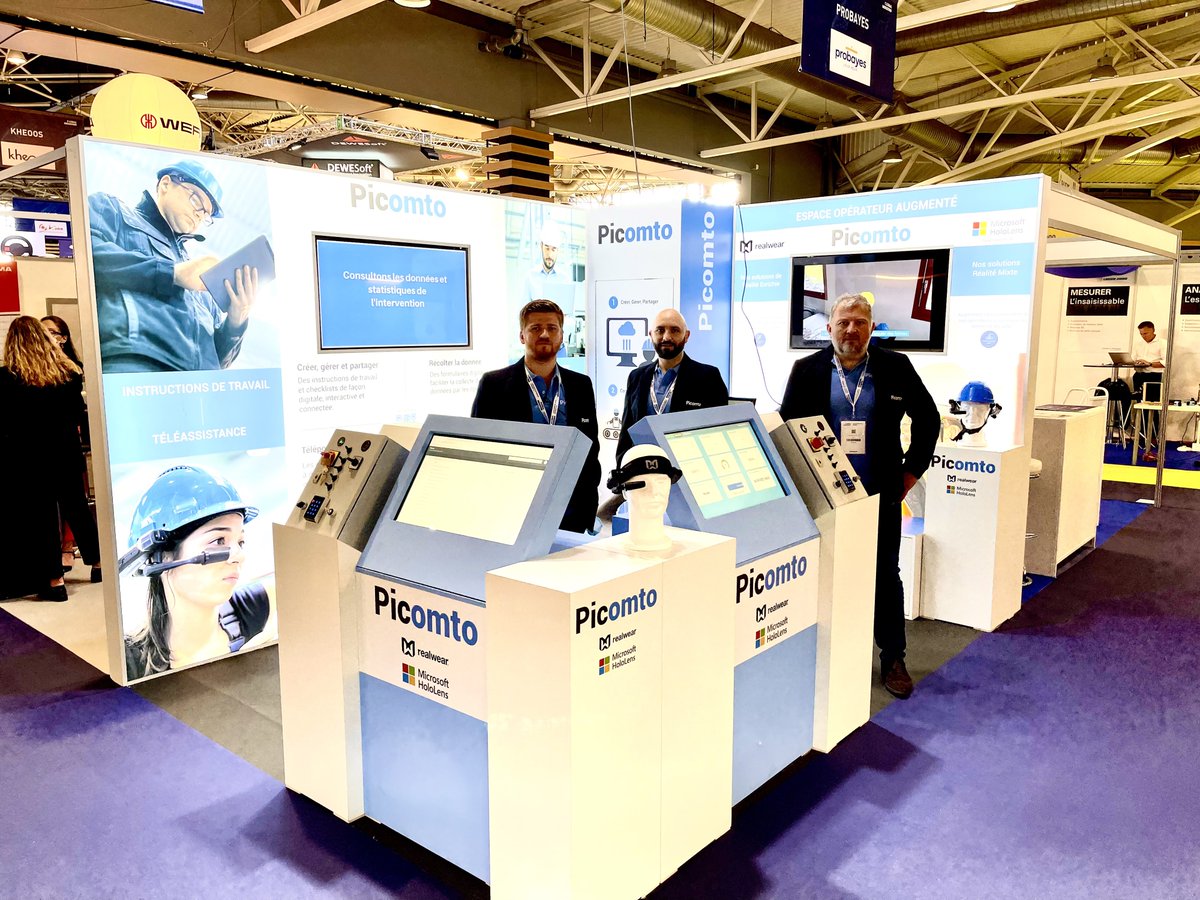 [#GiLyon21] N’hésitez pas à venir nous rencontrer sur le stand 2G62. 

Au programme : 
✔️Démonstration de la solution d’instructions de travail digitales
✔️Démonstration des lunettes Realwear
✔️Démonstration de notre solution IOT

#industry40 #industriedufutur <a href="/Salon_GI/">GLOBAL INDUSTRIE</a>