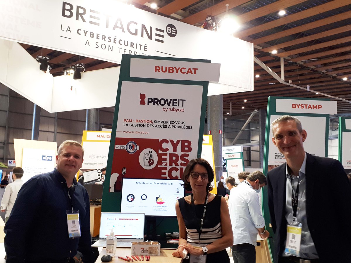#FIC2021, c'est le jour J 👋

Nous sommes heureux de vous retrouver en présentiel au <a href="/FIC_eu/">karen</a> jusqu'à jeudi !

Nous vous donnons rendez-vous sur notre stand ➡️ D2 - Pavillon Bretagne.

#cybersecurité #bretagne #startup #PAM #bastion