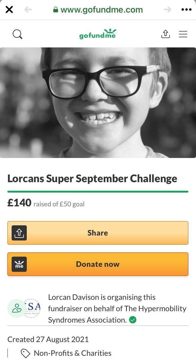 HMSACharity's tweet photo. Young Lorcan is raising money for the HMSA by walking a mile every day of September, huge thanks from #TeamHMSA weโre cheering you on!
Go show a little love to the lad, or share if youโve nothing to spare :)
https://t.co/ygBl5iLvkG
#CharityTuesday https://t.co/MDiTy156PT