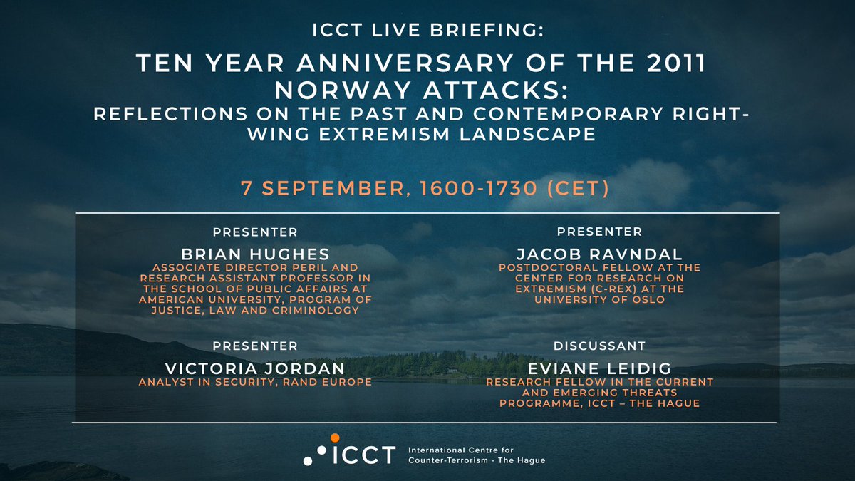 Our live briefing on the 10th anniversary of the 2011 Norway Attacks (co-organised with <a href="/CrexUiO/">C-REX (@crexuio.bsky.social)</a> and @PERIL_AU) starts later today, and it's not too late to sign-up!

Register here: buff.ly/3zGjDTC