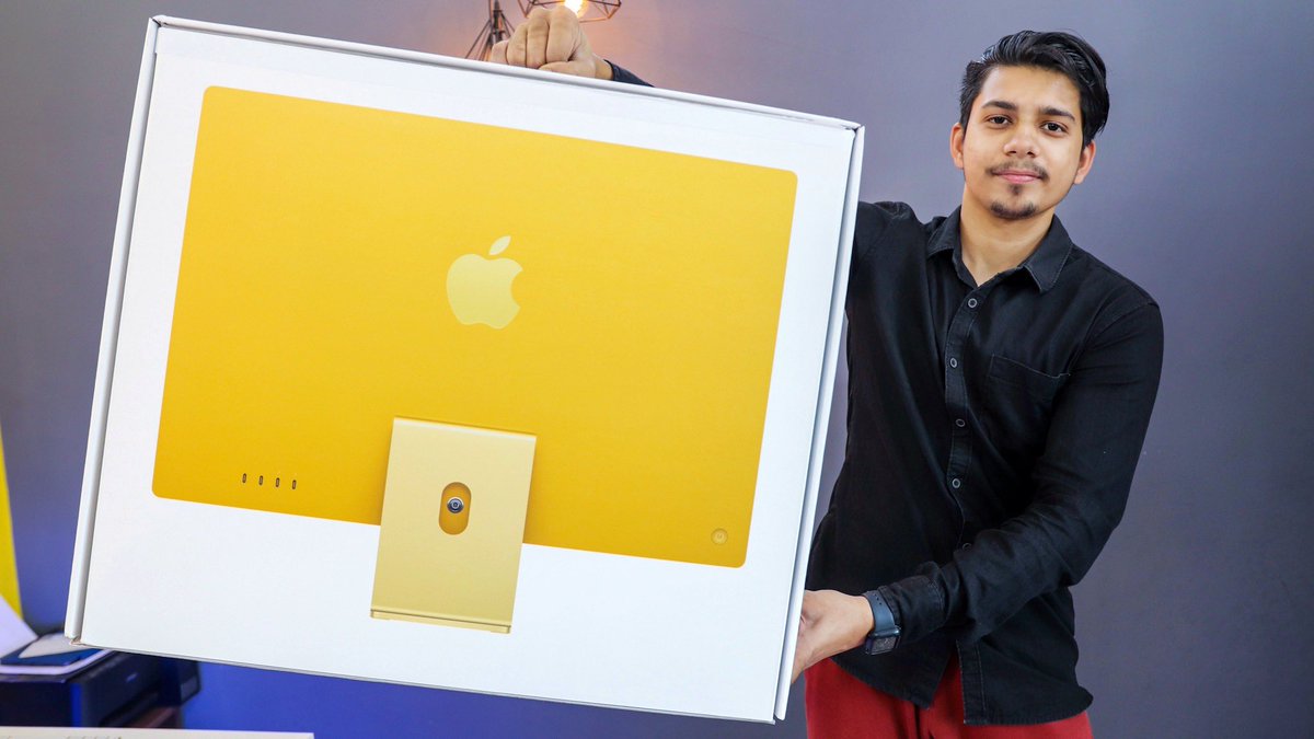 kaifi555's tweet photo. #Vlog36
My new m1 iMac 2021 Yellow
Vlog link :-
https://t.co/rQxRqdHNfb
#imac #imac2021 #imacyellow https://t.co/HH7wpOeL8F