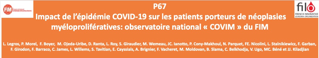 In the French <a href="/FimMpn/">FIM</a> registry with more than 1788 #MPN patients, almost 300 patients were treated with interferon: only 9% had #COVID19 and none of them developed a severe case. Preliminary results will be presented at the @sfhemato annual meeting on Thursday, stay tuned!
